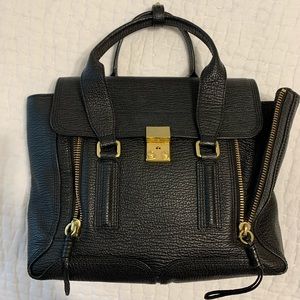 3.1 Phillip Lim Textured Calfskin Medium Pashli